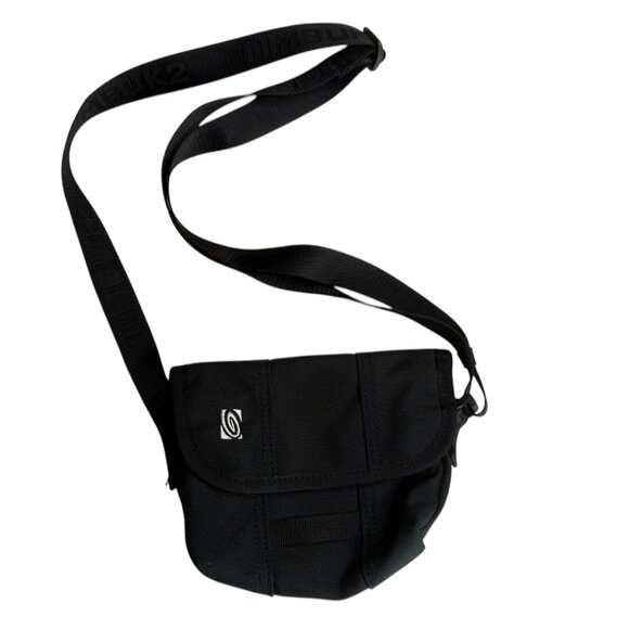 Timbuk2 Black Small Bag, Crossbody.  Velcro Closure.  Adjustable Strap.  Cordura - Picture 1 of 9